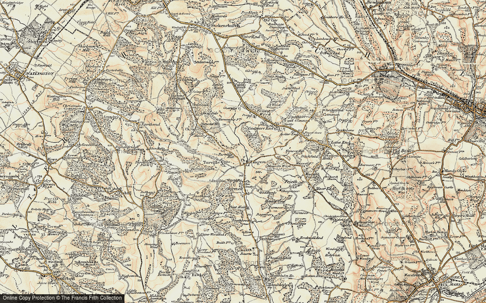 Old Map of Fingest, 1897-1898 in 1897-1898