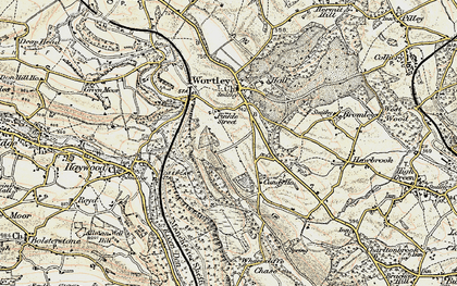 Old map of Finkle Street in 1903
