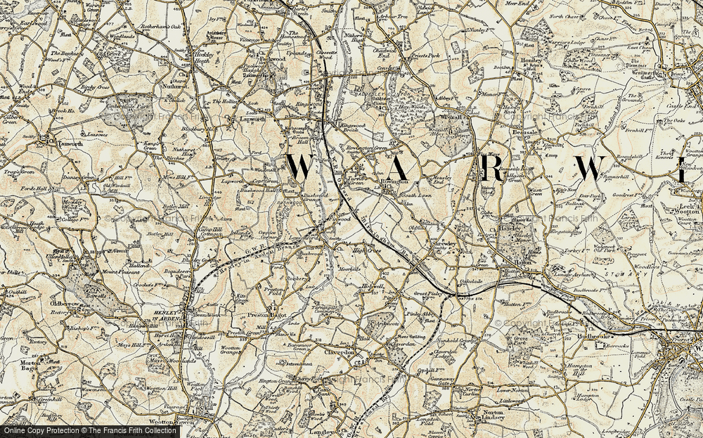 Old Map of Finwood, 1901-1902 in 1901-1902