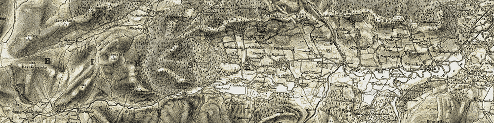 Old map of Whitestone in 1908-1909
