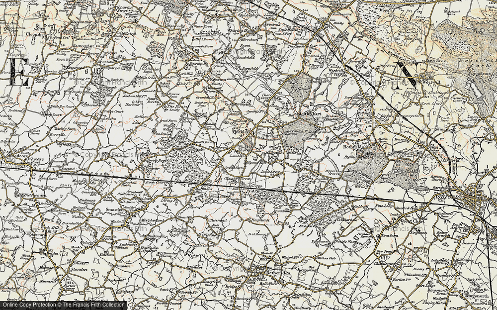 Old Map of Fir Toll, 1897-1898 in 1897-1898