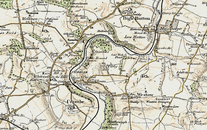Old map of Firby in 1903-1904