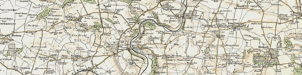Old map of Badger Bank in 1903-1904
