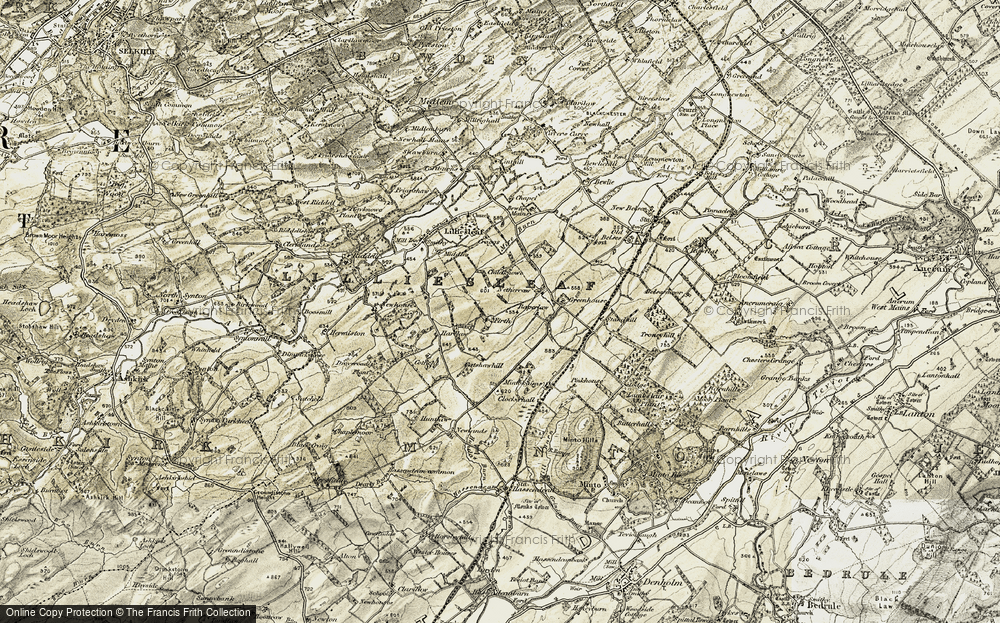 Old Map of Firth, 1901-1904 in 1901-1904