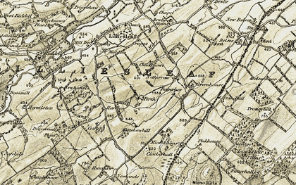 Old map of Firth in 1901-1904