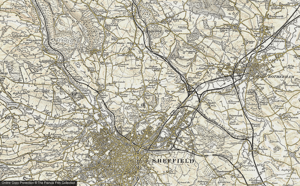 Old Map of Firth Park, 1903 in 1903