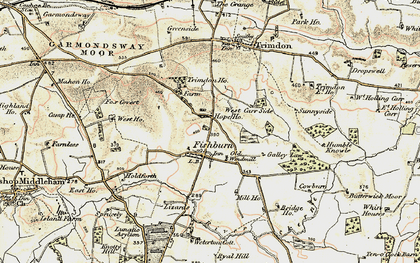 Old map of Weterton Ho in 1903-1904