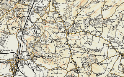 Old map of Fisher's Pond in 1897-1909