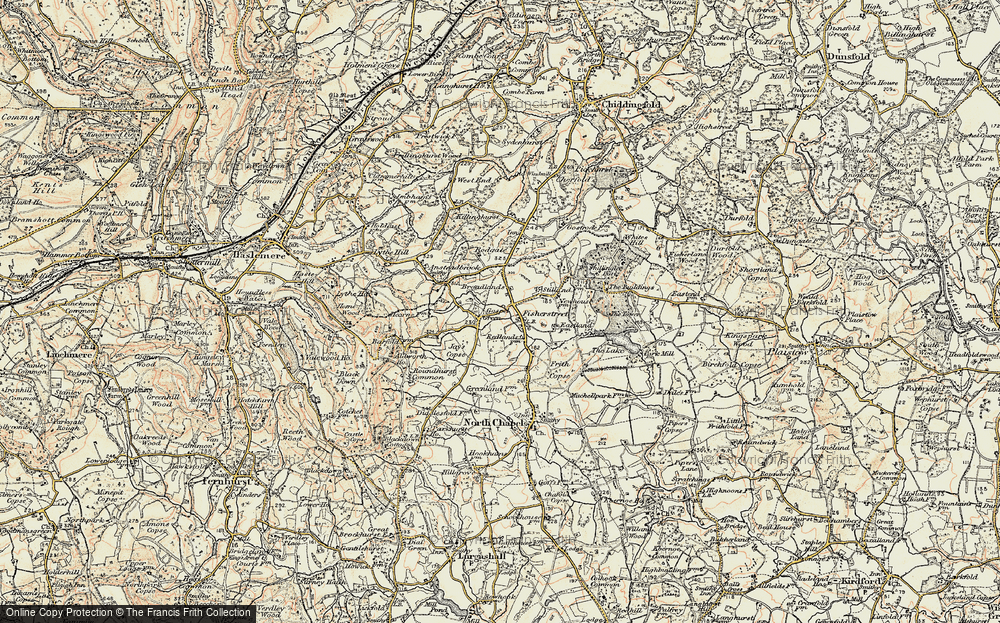 Old Map of Fisherstreet, 1897-1900 in 1897-1900