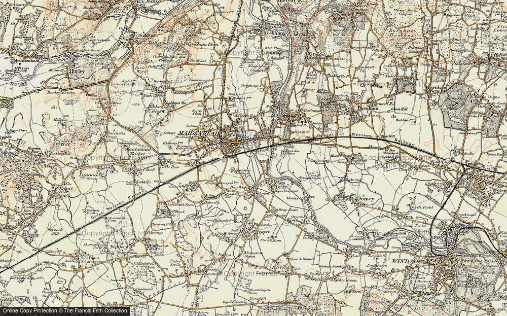 Old Map of Fishery, 1897-1909 in 1897-1909