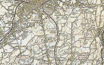 Old map of Fitton Hill in 1903