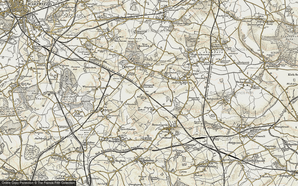 Old Map of Fitzwilliam, 1903 in 1903