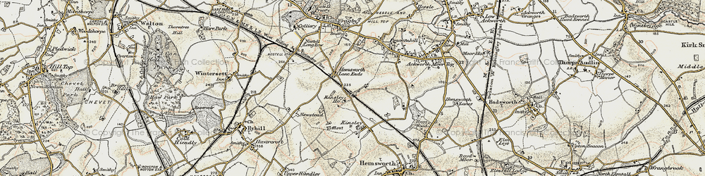 Old map of Fitzwilliam in 1903