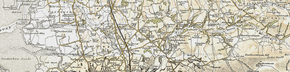 Old map of Anyon Ho in 1903-1904