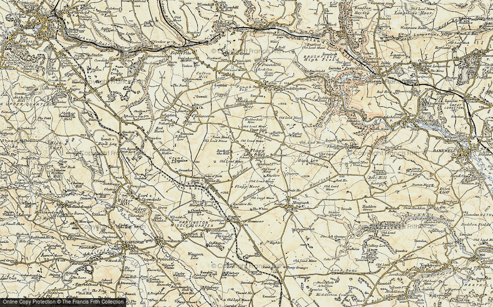 Old Map of Flagg, 1902-1903 in 1902-1903