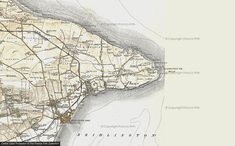 Old Map of Flamborough, 1903-1904 in 1903-1904