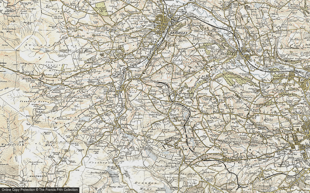 Old Map of Flappit Spring, 1903-1904 in 1903-1904