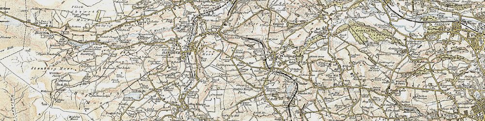 Old map of Flappit Spring in 1903-1904