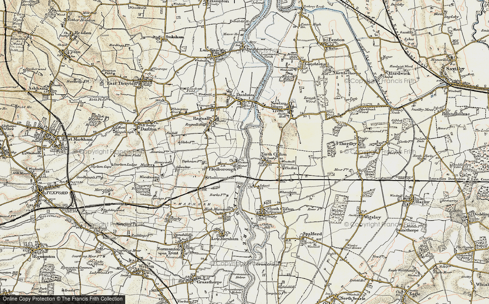 Old Map of Fledborough, 1902-1903 in 1902-1903