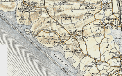 Old map of Fleet in 1899