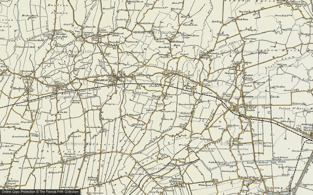 Old Map of Fleet, 1901-1902 in 1901-1902