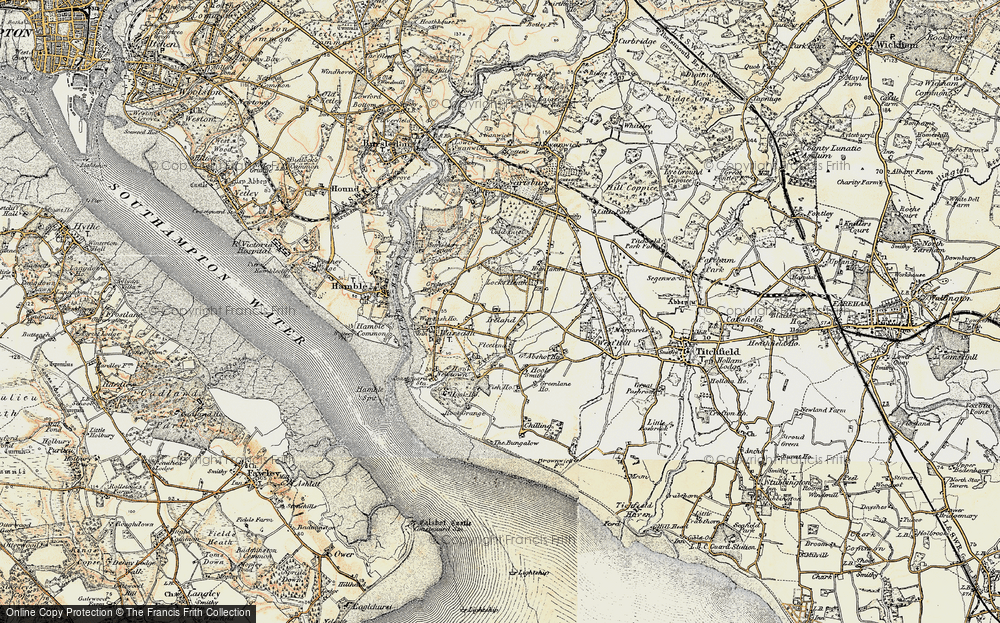 Old Map of Fleetend, 1897-1899 in 1897-1899