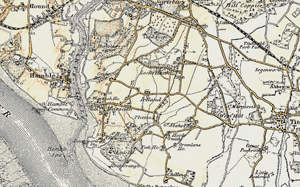 Old map of Fleetend in 1897-1899