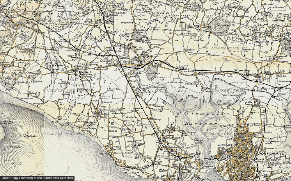 Old Map of Fleetlands, 1897-1899 in 1897-1899