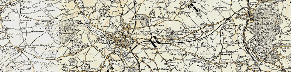 Old map of Fleetville in 1898
