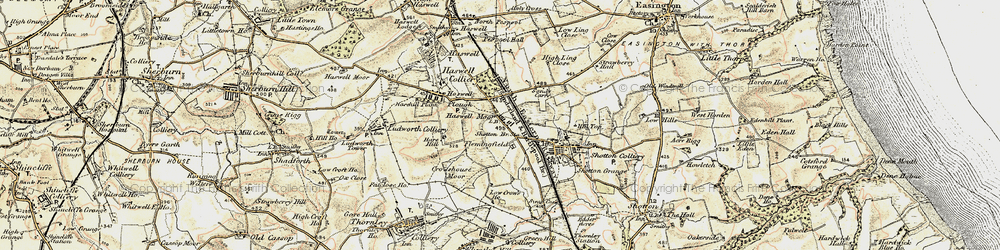 Old map of Fleming Field in 1901-1904