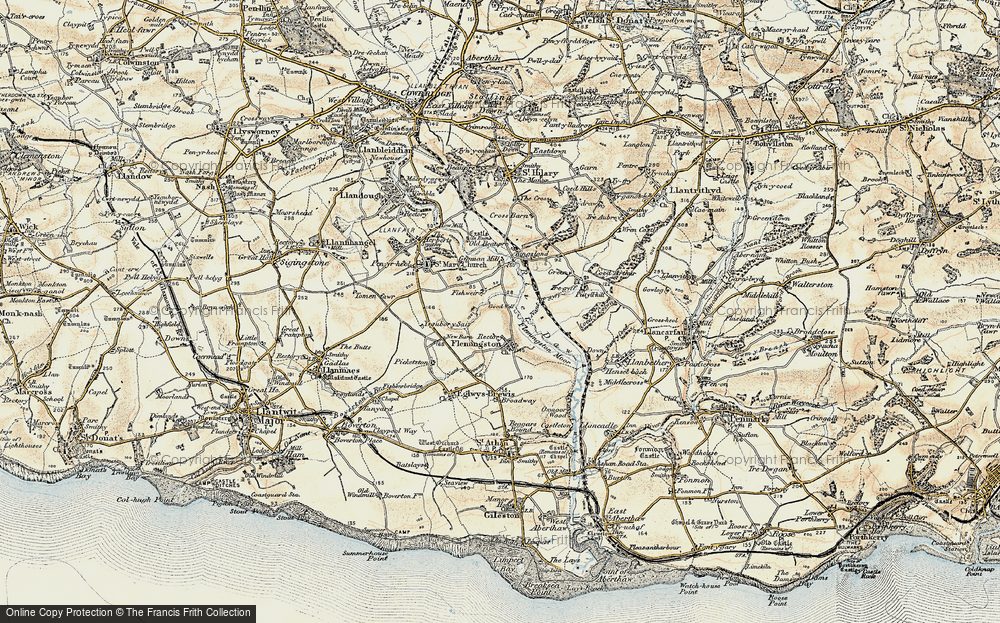 Old Map of Flemingston, 1899-1900 in 1899-1900