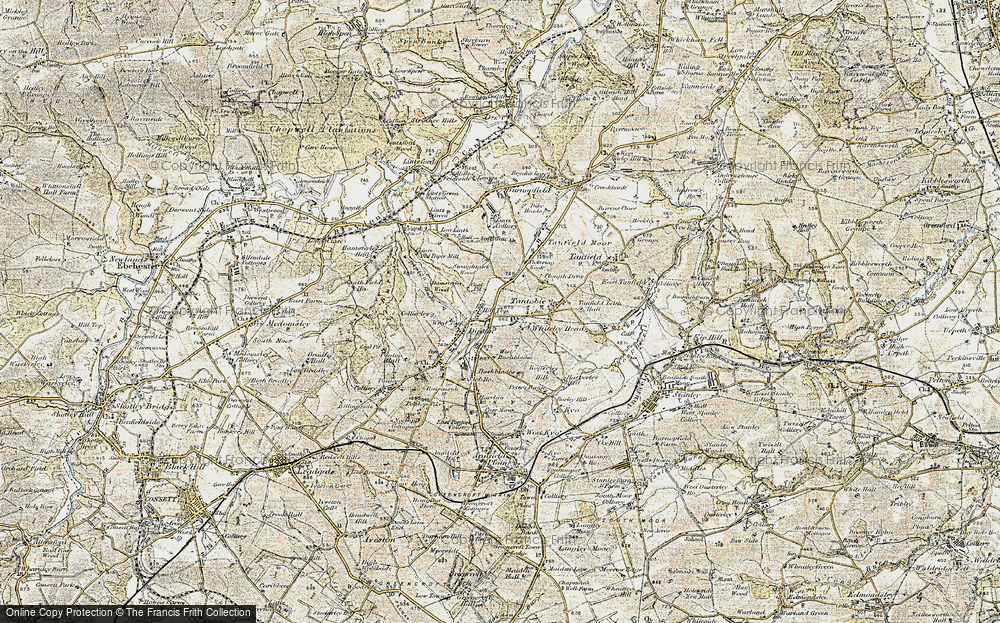 Old Map of Flint Hill, 1901-1904 in 1901-1904