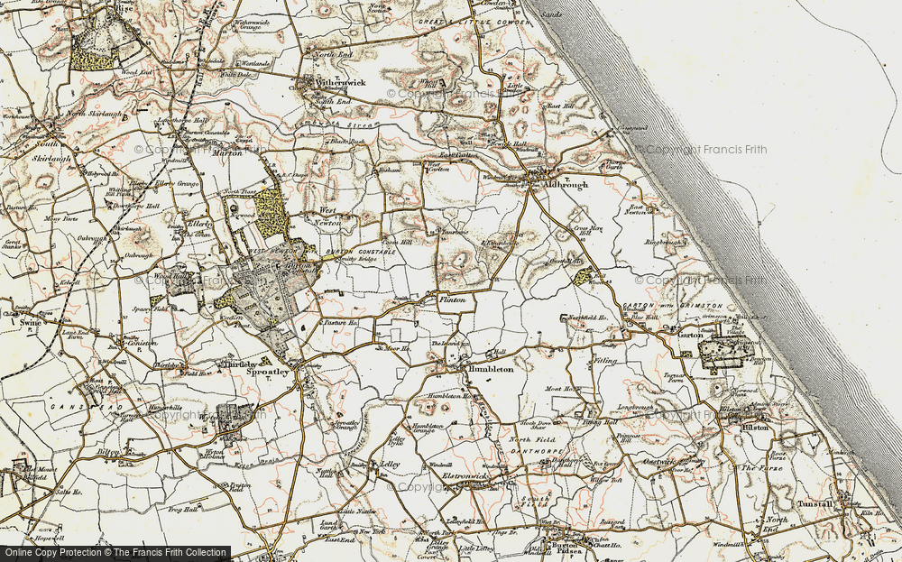 Old Map of Flinton, 1903-1908 in 1903-1908