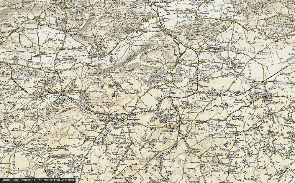 Old Map of Flintsham, 1900-1903 in 1900-1903