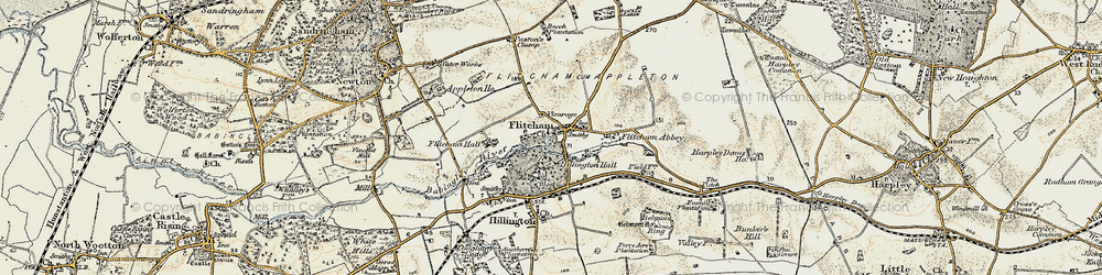 Old map of Westwood Belt in 1901-1902