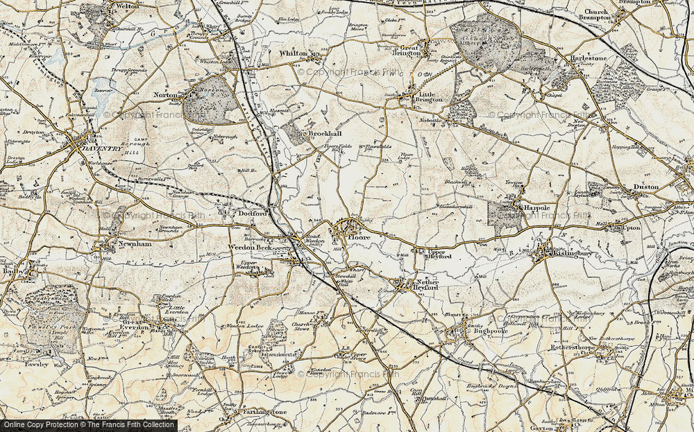 Old Map of Flore, 1898-1901 in 1898-1901