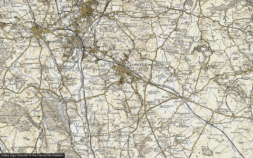 Old Map of Florence, 1902 in 1902