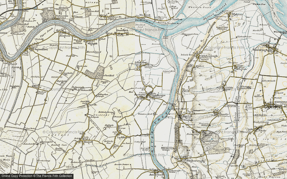 Old Map of Fockerby, 1903 in 1903