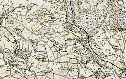 Old map of Bent Hills in 1903