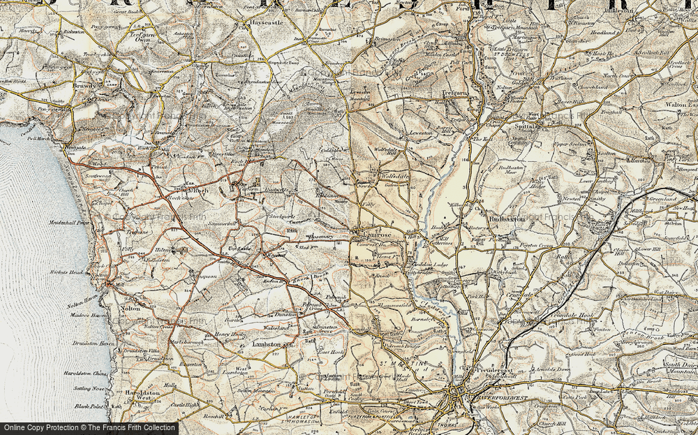Old Map of Folly, 1901-1912 in 1901-1912