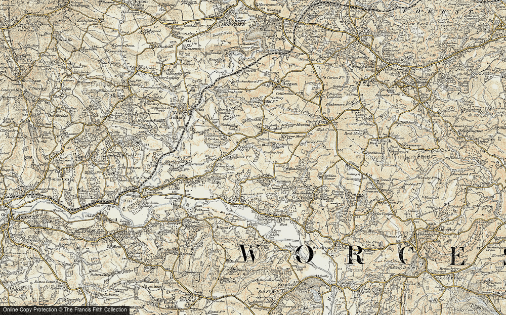 Old Map of Footrid, 1901-1902 in 1901-1902