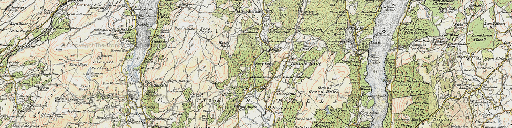 Old map of Force Forge in 1903-1904