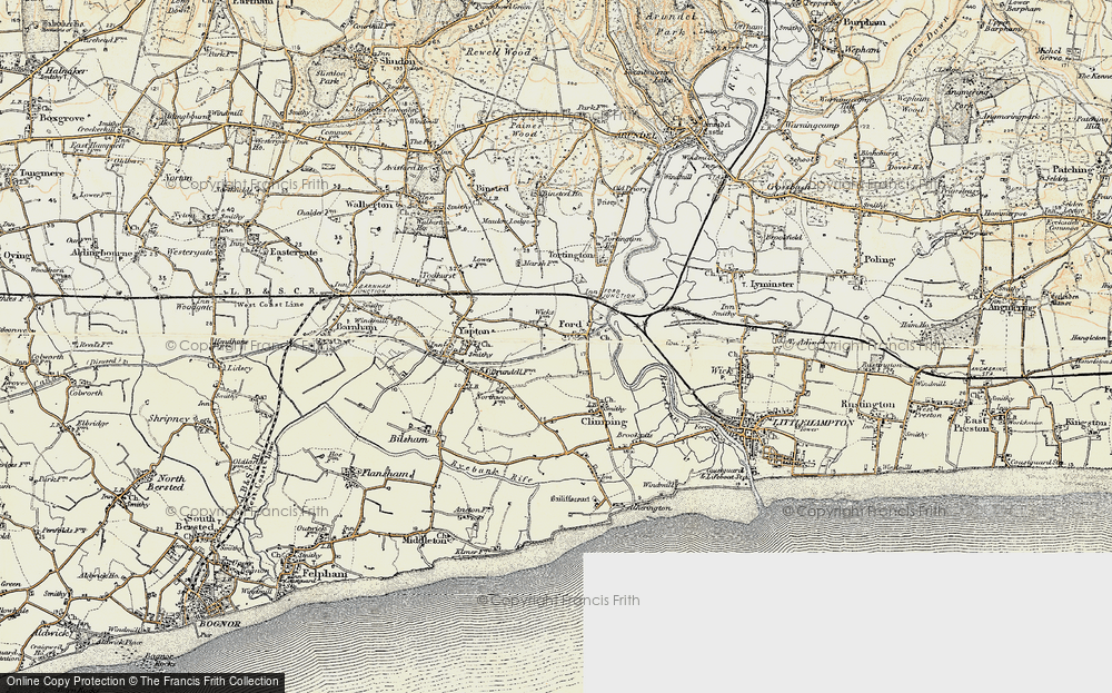 Old Map of Ford, 1897-1899 in 1897-1899