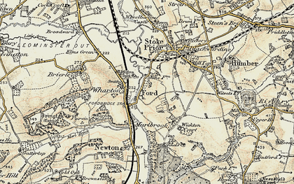Old map of Ford in 1899-1902