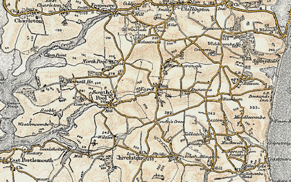Old map of Ford in 1899