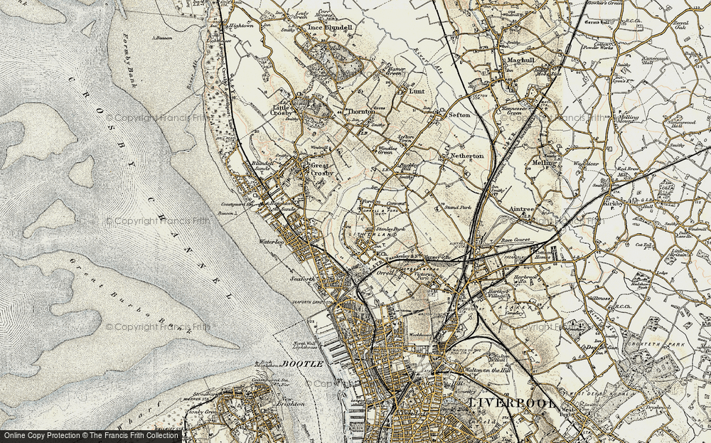 Old Map of Ford, 1902-1903 in 1902-1903
