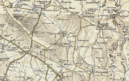 Old map of Bullclough in 1902