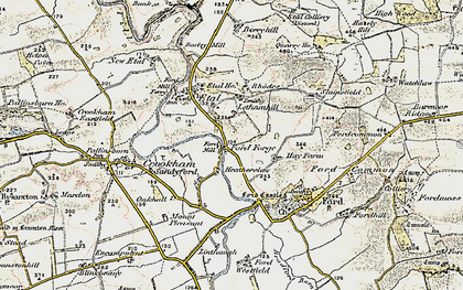 Old map of Ford Forge in 1901-1903