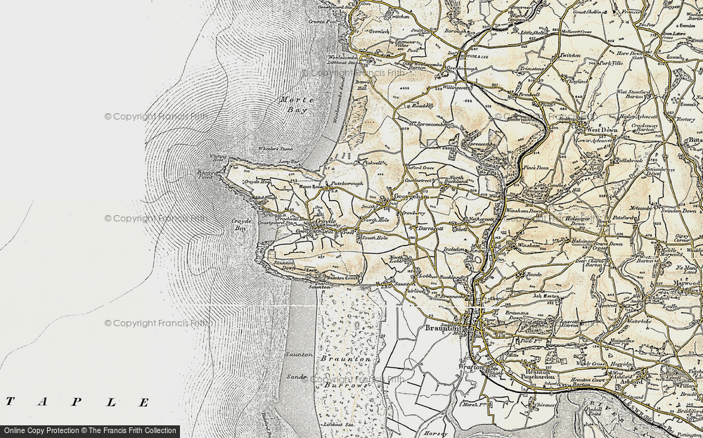 Old Map of Forda, 1900 in 1900