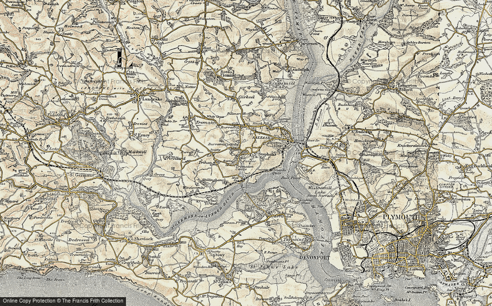 Old Map of Forder, 1899-1900 in 1899-1900
